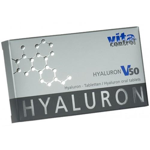 Vita control Hyaluron V50 Πόσιμο Υαλουρονικό σε 60 ταμπλέτες  