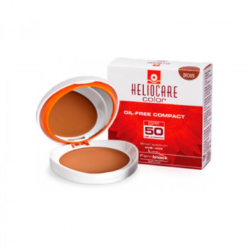 Heliocare Oil Free Compact SPF50 Brown Φωτοπροστευτικό make up 